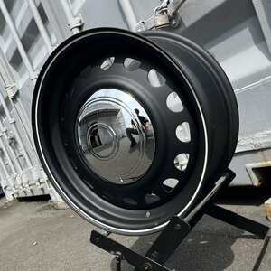 16x7.0J+38 PCD 139.7 6H 6穴 200系 ハイエース レジアスエース 16インチ ホイール 4本セット マットブラック GDH カスタム