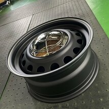 純正車高対応!! 200系 ハイエース レジアスエース 16インチ ホイールのみ 4本セット マットブラック 新品 16x7.0J+38 PCD 139.7 6H 6穴_画像3