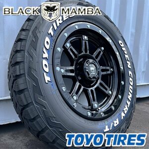 17インチ 9j トライトン FJクルーザー エスカレード H3 新品 タイヤホイールセット 4本 265/70R17 TOYO オープンカントリー グロスブラック