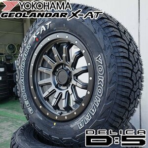 235/70R16 デリカD5 RAV4 CX-5 16インチ タイヤ ホイール 4本セット YOKOHAMA GEOLANDAR X-AT 純正車高可 ロックフォース ジオランダー