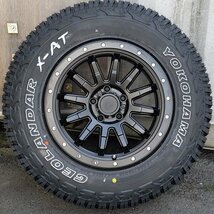 235/70R16 デリカD5 RAV4 CX-5 16インチ タイヤ ホイール 4本セット ヨコハマ ジオランダー X-AT 純正車高対応 ロックフォース YOKOHAMA_画像3