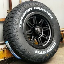 新品 ハイラックス GUN125 サーフ ピックアップ 17インチタイヤホイール モンスタ テレーングリッパー 265/65R17 265/70R17 ホワイトレター_画像2