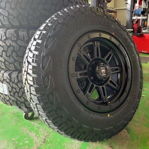 17インチ サーフ プラド FJクルーザー 新品 タイヤ ホイール 4本セット ヨコハマ ジオランダー X-AT 265/65R17 265/70R17 純正車高対応