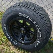 17インチタイヤホイールセット YOKOHAMA GEOLANDAR AT 17x9J+20 139.7 6H ヨコハマ ジオランダー A/T G015 265/70R17_画像7