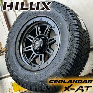 新品 GUN125 ハイラックス エクスプレス 17インチ タイヤホイールセット 4本 YOKOHAMA GEOLANDAR X-AT G016 265/65R17 265/70R17 285/70R17