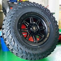 新品 プラド 120 150 サーフ ハマーH3 17インチタイヤホイールセット YOKOHAMA GEOLANDAR MT G003 265/65R17 265/70R17 285/70R17_画像2