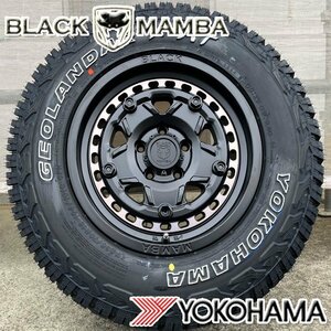 4本セット! 16インチ 7.5j デリカD5 RAV4 CX-5 エクストレイル 新品 タイヤホイールセット YOKOHAMA ジオランダー X-AT 235/70R16 ブラック