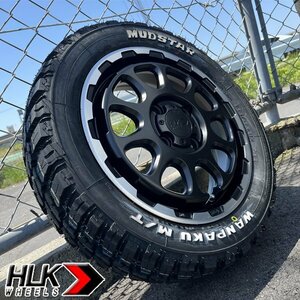 ハイゼット トラック ジャンボ カーゴ 14インチ 4.5j 155/65R14 新品 タイヤホイール 4本セット マッドスター リフトアップ ホワイトレター