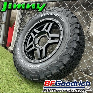 16インチ ジムニー シエラ JB74W 新品 タイヤホイールセット 4本 BFグッドリッチ オールテレーン 215/70R16 ホワイトレター ブロックタイヤ