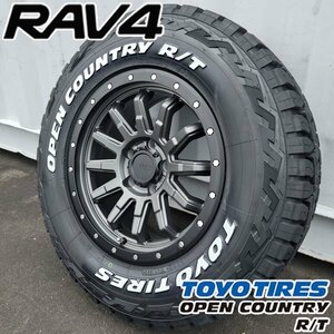 RAV4 デリカ D5 CX5 235/70R16 TOYO OPENCOUNTRY RT ホワイトレター 新品 16インチ タイヤホイール 4本セット 純正車高装着可能