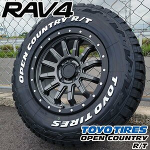 RAV4 デリカ D5 CX5 235/70R16 トーヨー オープンカントリー RT ホワイトレター 新品 16インチ タイヤホイール 4本セット 純正車高装着可能