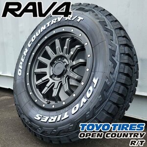 RAV4 デリカ D5 CX5 235/70R16 トーヨー オープンカントリー RT ホワイトレター 新品 16インチ タイヤホイール 4本セット 純正車高装着可能