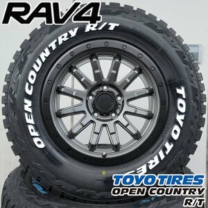 RAV4 デリカ D5 CX5 235/70R16 TOYO OPENCOUNTRY RT ホワイトレター 新品 16インチ タイヤホイール 4本セット 純正車高装着可能