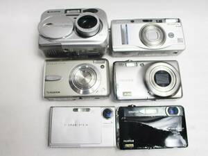 《ジャムルK》 hc0512-24◆送料無料◆ ジャンク FUJIFILM 富士フィルム FINEPIX デジカメ デジタルカメラ 6点セット まとめ 故障不動品