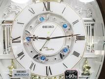 《ジャムルK》 hc0514-51◆◆ SEIKO セイコー からくり 電波クロック 掛時計 RE575B 壁掛け 不動品 故障ジャンク_画像3