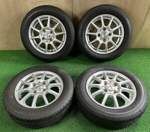 155/65R13 BRIDGESTONE NEXTRY 社外アルミホイール 13x4,00B ET42 4H/100 [2019年] 4本セット！