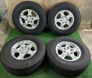 265/70R16 M+S TOYO OPEN COUNTRY A/T 3 J1純正アルミホイール J16x7JJ ET46 6H/139,7 [2022年] 4本セット！