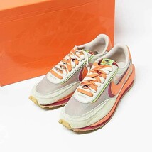 【NIKE/Sacai】LDWAFFLE sacai CLOT US10.5 スニーカー DH1347-100 ORANGE BLAZE-DEEP RED【売切り】_画像1