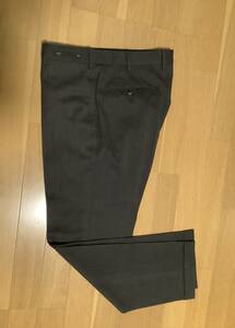 [ including carriage ]PT01 stretch wool . slacks 50 charcoal gray 