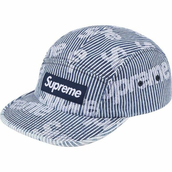 Supreme Denim Camo Cap Stripe シュプリーム デニム キャンプキャップ ストライプ インディゴ