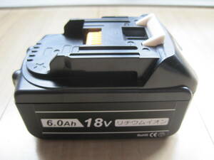送料無料 マキタ 18V BL1860b 残量表示 マキタ互換バッテリー 6.0Ah 1個 BL1850 BL1860