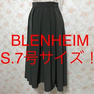 ★BLENHEIM/ブレンヘイム★極美品★小さいサイズ！ミモレ丈フレアスカートS(7号)