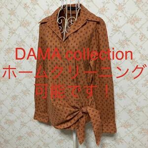 ★DAMA collection/ダーマコレクション★極美品★長袖ブラウスカットソー9(M)