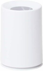 ideaco(イデアコ) ゴミ箱 丸形 1.2L 直径12.5高さ18.5cm mini TUBELOR white (ミニチュ