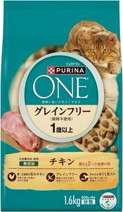 ピュリナ ワン ピュリナワン キャット ドライ グレインフリー1歳以上 チキン 1.6ｋｇ