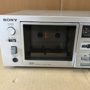 SONY ソニー TC-K65 カセット デッキ ステレオカセットデッキ カセットデッキ カセットテープ テープデッキ 通電確認 ジャンク レトロの画像2