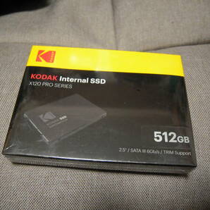 Kodak SSD 新品、未開封 512GB ３D TLC  売り切り商品 Bの画像2