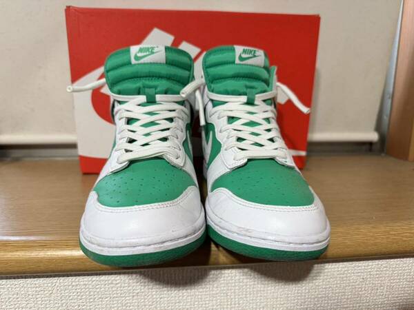 NIKE ナイキ DUNK HI RETRO ダンク　ハイ　レトロ　グリーン/ホワイト　緑　白　28.0cm