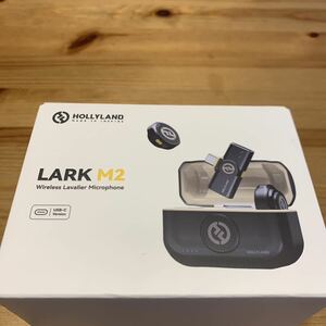 Hollyland-Lark M2- pin Mike - wireless microphone - noise cancel with function - light weight 9g-48Khz/24Bit-300m transfer distance -Type C correspondence - distribution confidence -Vlog photographing 