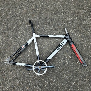 LUST LEXON FIXED pist bike frame set fixed-gear Trick 3N * present condition goods *