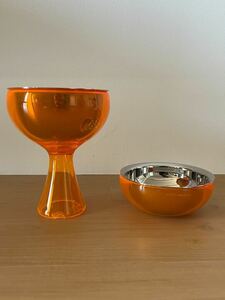 （正規輸入品） ALESSI アレッシィ Big love アイスクリームカップ & スプーン/アイス AMMI01S I