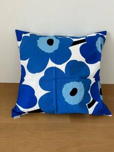 MARIMEKKO　マリメッコ　45cm用クッションカバー　青　ウニッコ