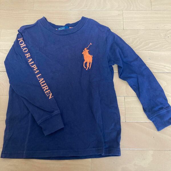 POLO RALPH LAUREN 長袖Tシャツ 長袖 カットソー ポロラルフローレン ラルフローレン ネイビー　ビッグポニー