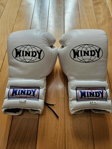 ☆美品☆windy☆　14オンス　ボクシンググローブ　紐式　ウィンディ　☆本革☆