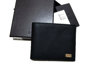 未使用保管品　『Dunhill』二つ折りスリムウォレット BLK　　カード入れ札入れ