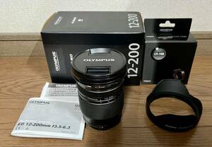 OLYMPUS M.ZUIKO DIGITAL ED 12-200mm F3.5-6.3 Pro mainte used * beautiful goods, original box * accessory equipping, secondhand goods with guarantee ( remainder 3 months )