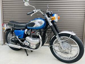 車検残 KAWASAKI カワサキ W1S 60年代 実働 W1 W1F W1SA バイク 旧車 青 二気筒