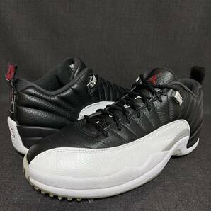 【新品クリーツ・鋲】NIKE GOLF AIR JORDAN XII G LOW NRG US10.5 28.5cm ナイキゴルフ エアジョーダン12G ゴルフシューズの画像1