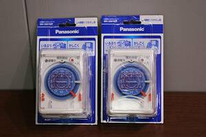 0726S05☆2 未使用 Panasonic 24時間くりかえしタイマー WH3301WP 2個セット C2