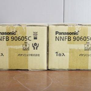 20119S03 ☆2 未使用 Panasonic パナソニック NNFB90605C LED非常用照明器具 専用型 リモコン自己点検機能付 埋込型 照明 LED 2個セット B5の画像3