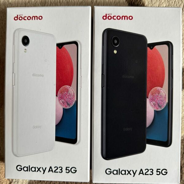 Galaxy A23 5G ブラック1台ホワイト1台