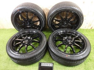 G-speed G-04 １７インチアルミタイヤセット 215/45R17 グッドイヤー イーグル 2020年31週2本 2020年02週 2020年49週 未使用品 ZC000665