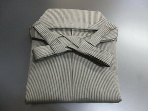 1 jpy superior article silk horse riding hakama for man antique tea color . type . Japanese clothes Japanese clothes cord under 91cm high class [ dream job ]***