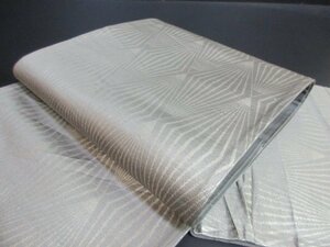 1 jpy superior article silk double-woven obi Tang woven west . woven glasses proof paper attaching silver thread . what ... stylish six through pattern length 420cm[ dream job ]***