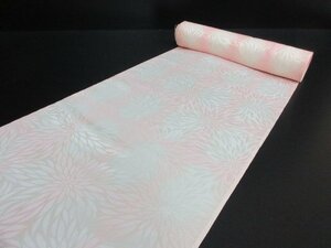 1 jpy superior article silk . after crepe-de-chine high class cloth long kimono-like garment ground .. gradation .. floral print length 1304cm unused [ dream job ]***