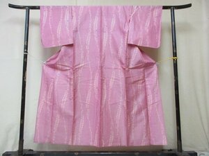 1 иен хорошая вещь натуральный шелк кимоно эпонж японский костюм японская одежда античный Taisho роман глициния цветок ... высококлассный одиночный . длина 142cm.62cm[ сон работа ]***